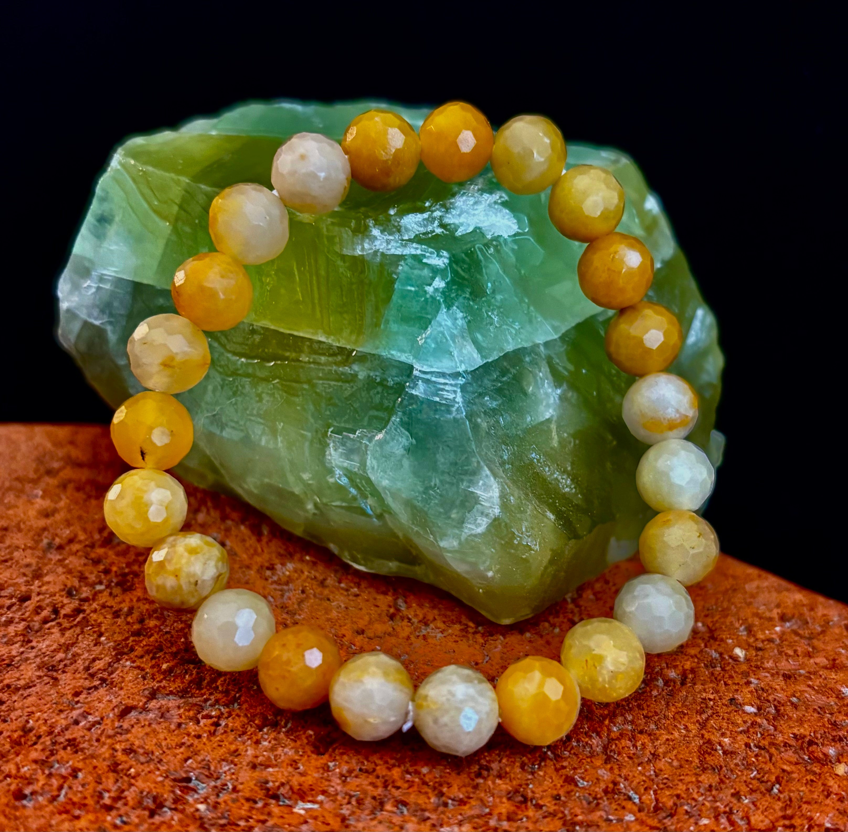 Golden Glow Peach Aventurine Bracelet