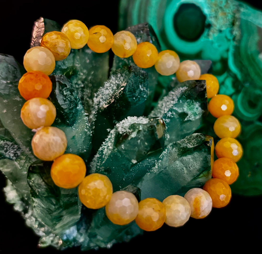 Golden Glow Peach Aventurine Bracelet