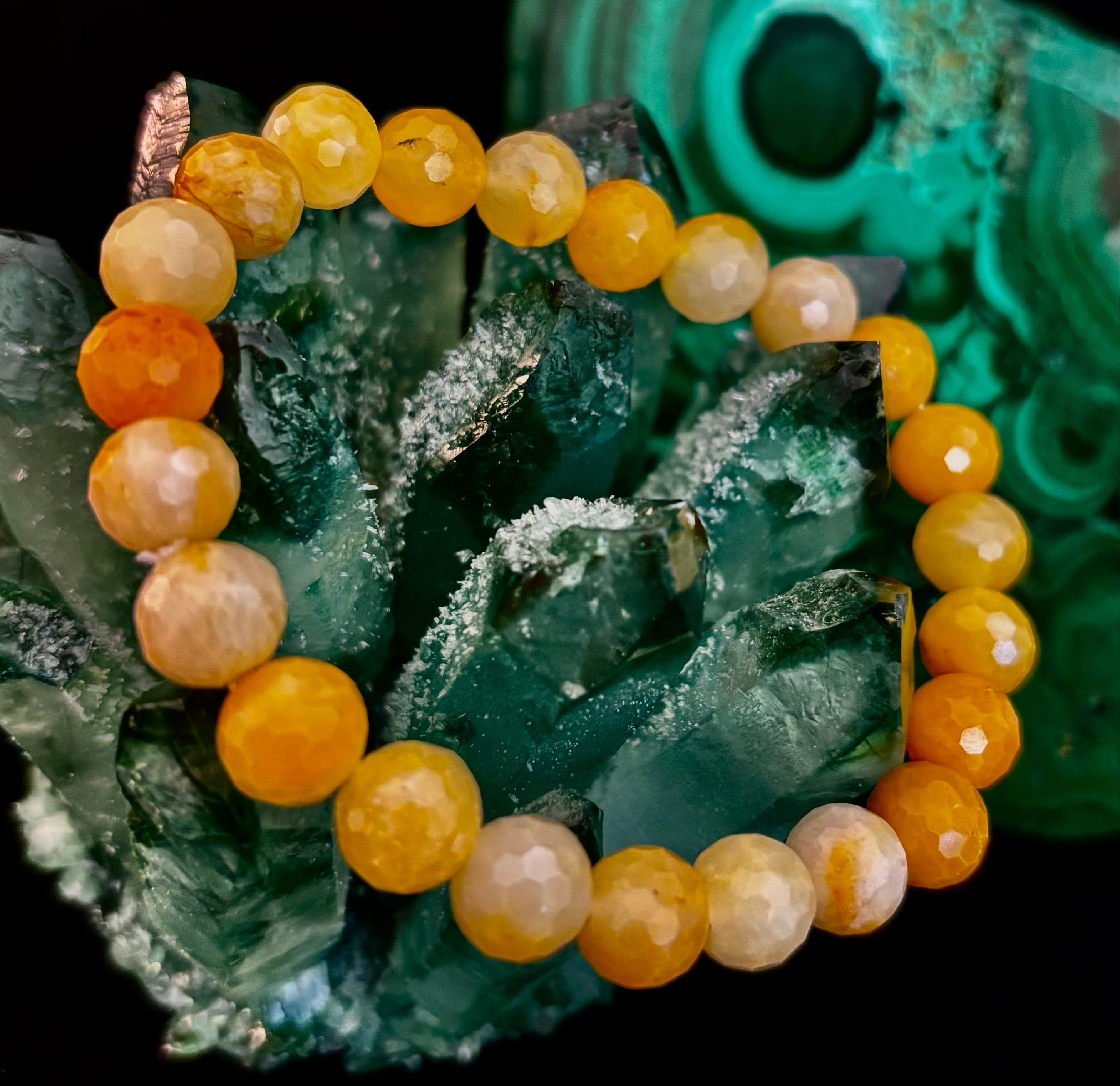 Golden Glow Peach Aventurine Bracelet