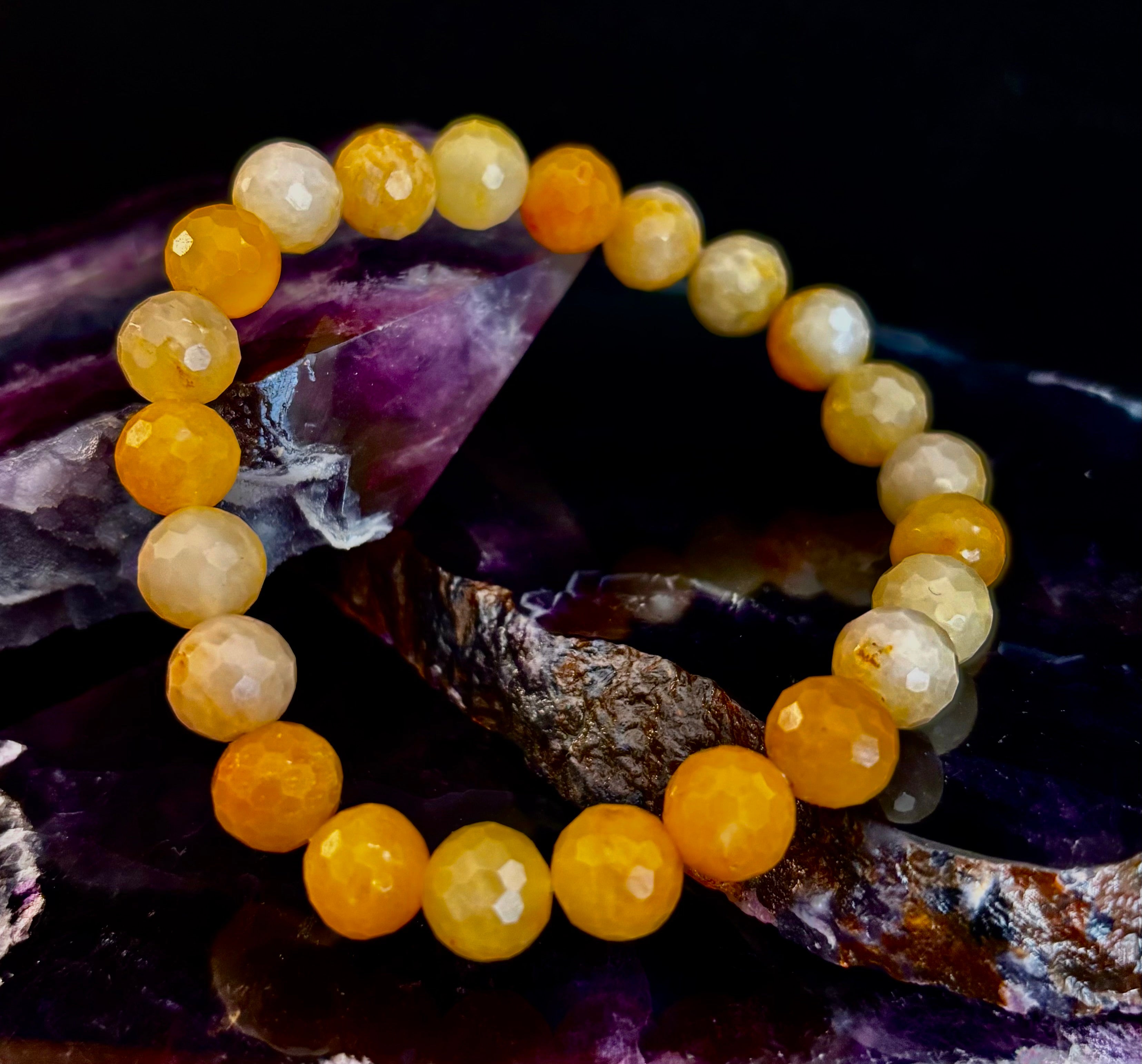 Golden Glow Peach Aventurine Bracelet