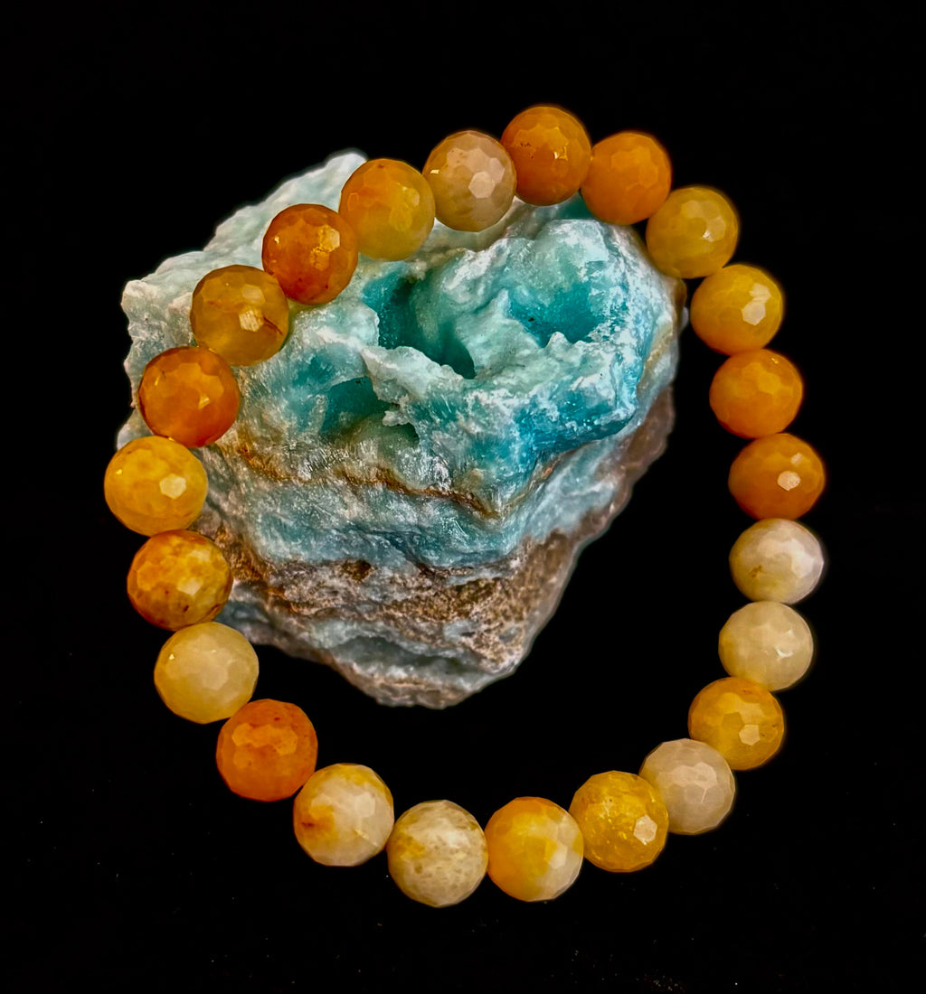 Golden Glow Peach Aventurine Bracelet