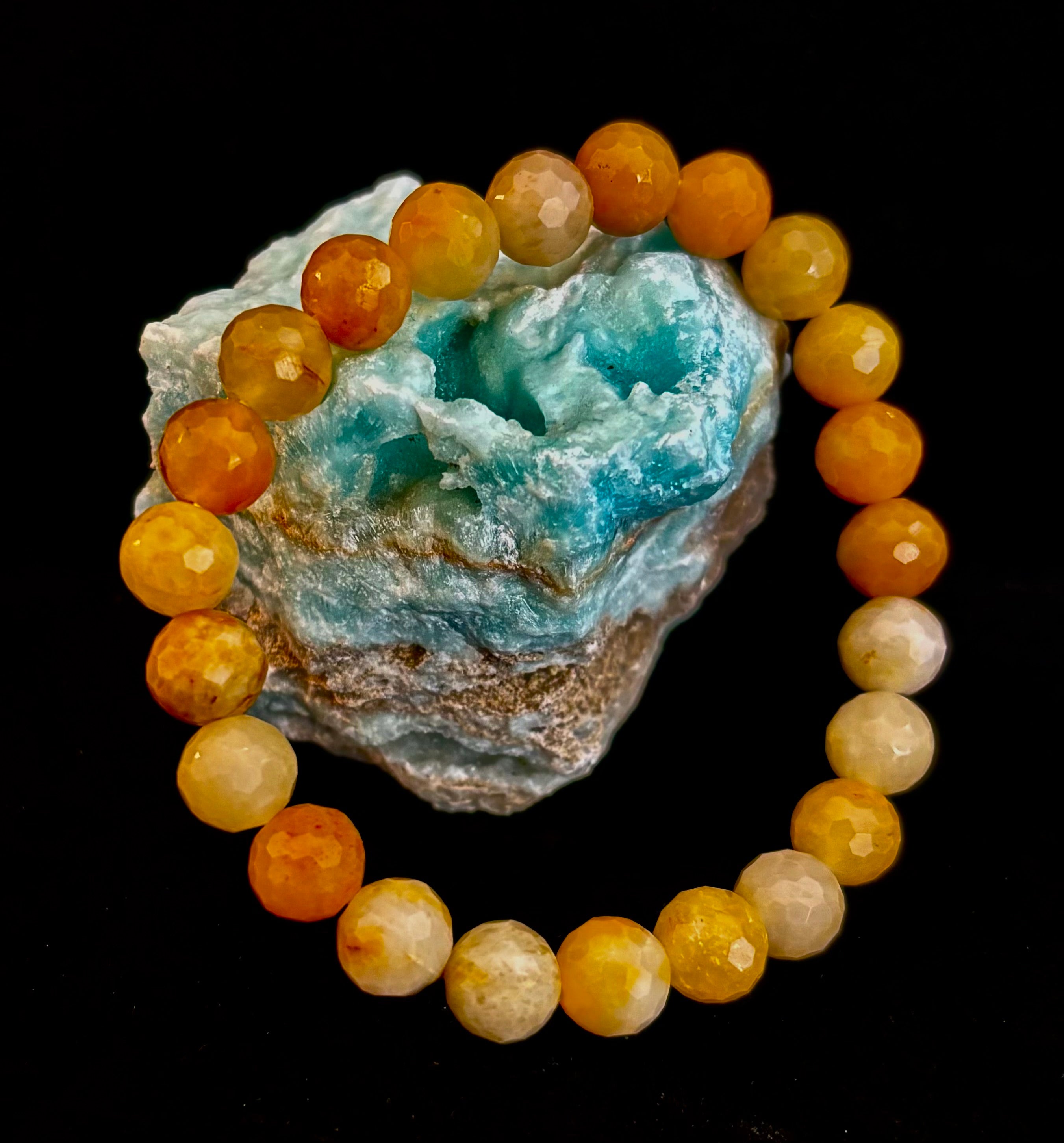 Golden Glow Peach Aventurine Bracelet