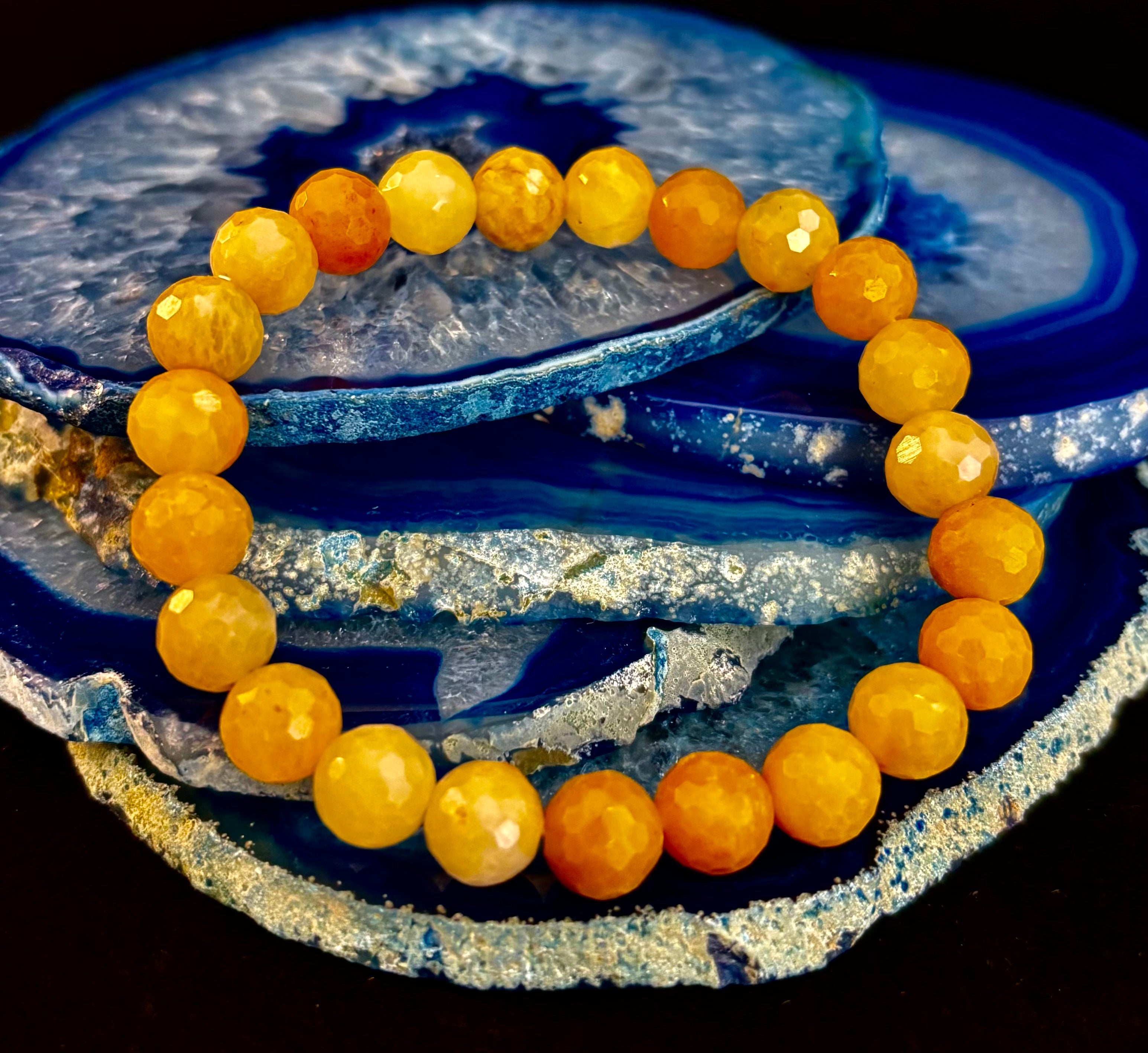 Golden Glow Peach Aventurine Bracelet