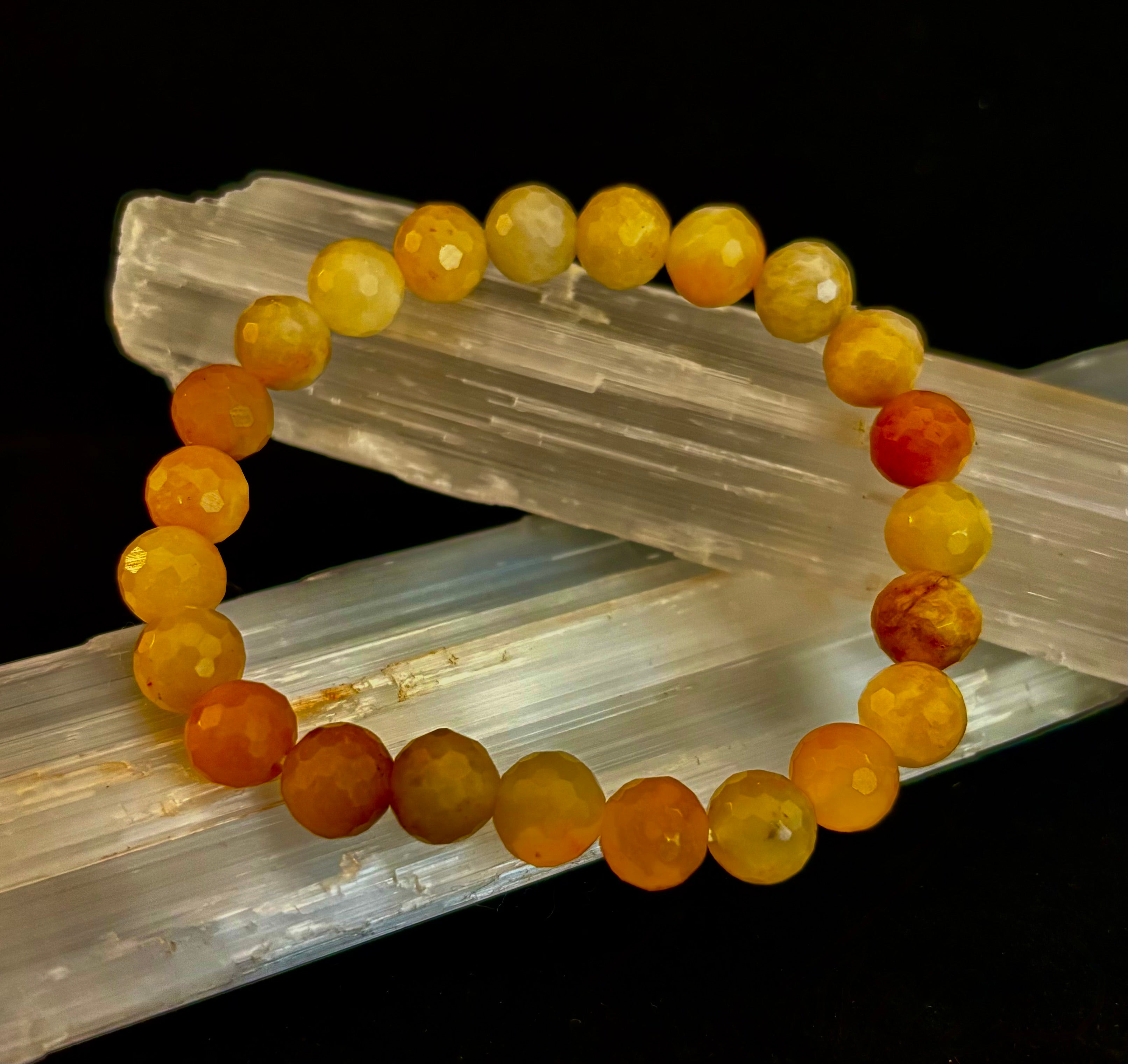 Golden Glow Peach Aventurine Bracelet