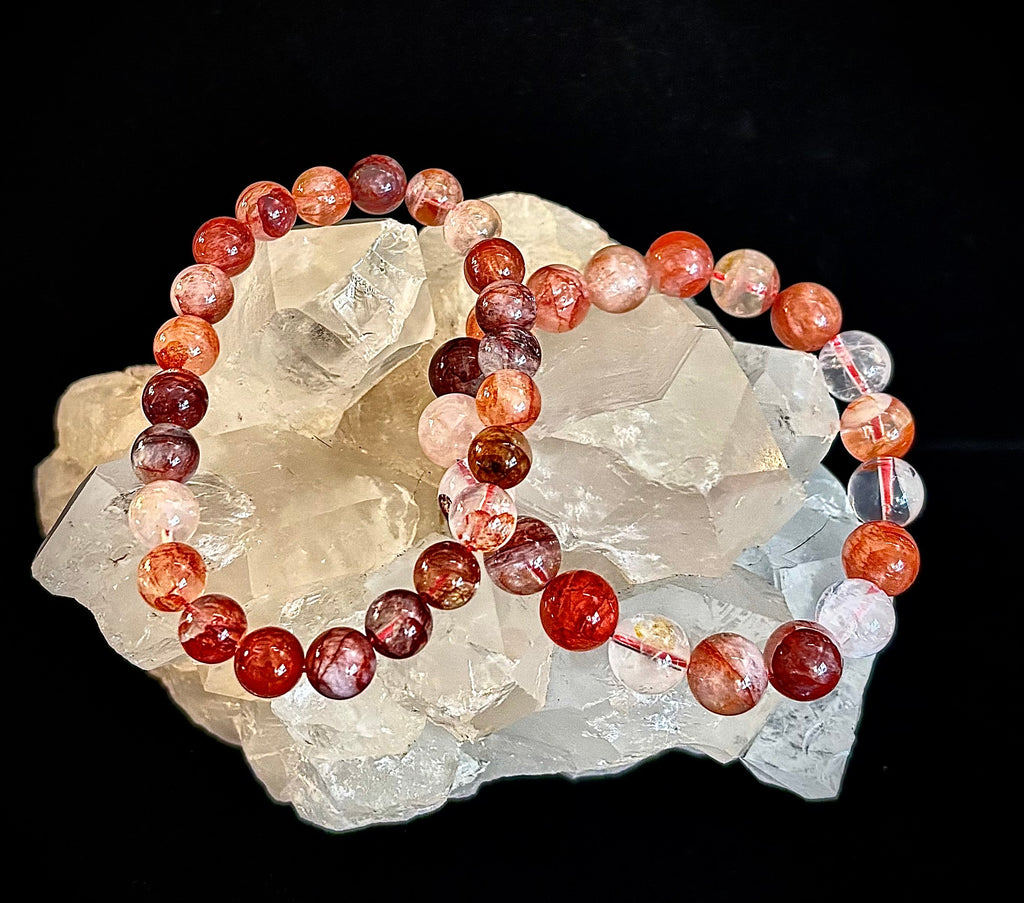 Ignite Within - Fire Quartz (Hematoid Quartz) Bracelet