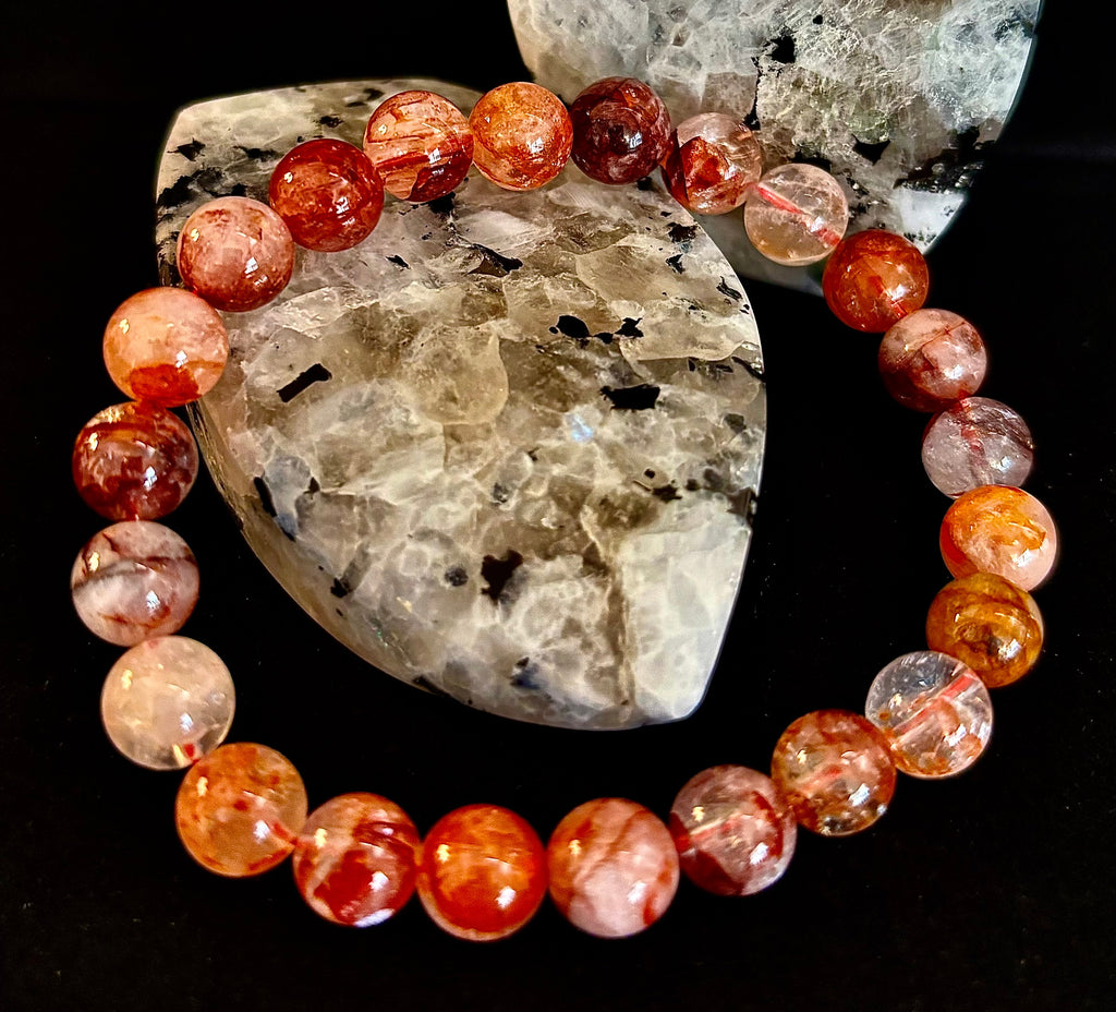Ignite Within - Fire Quartz (Hematoid Quartz) Bracelet