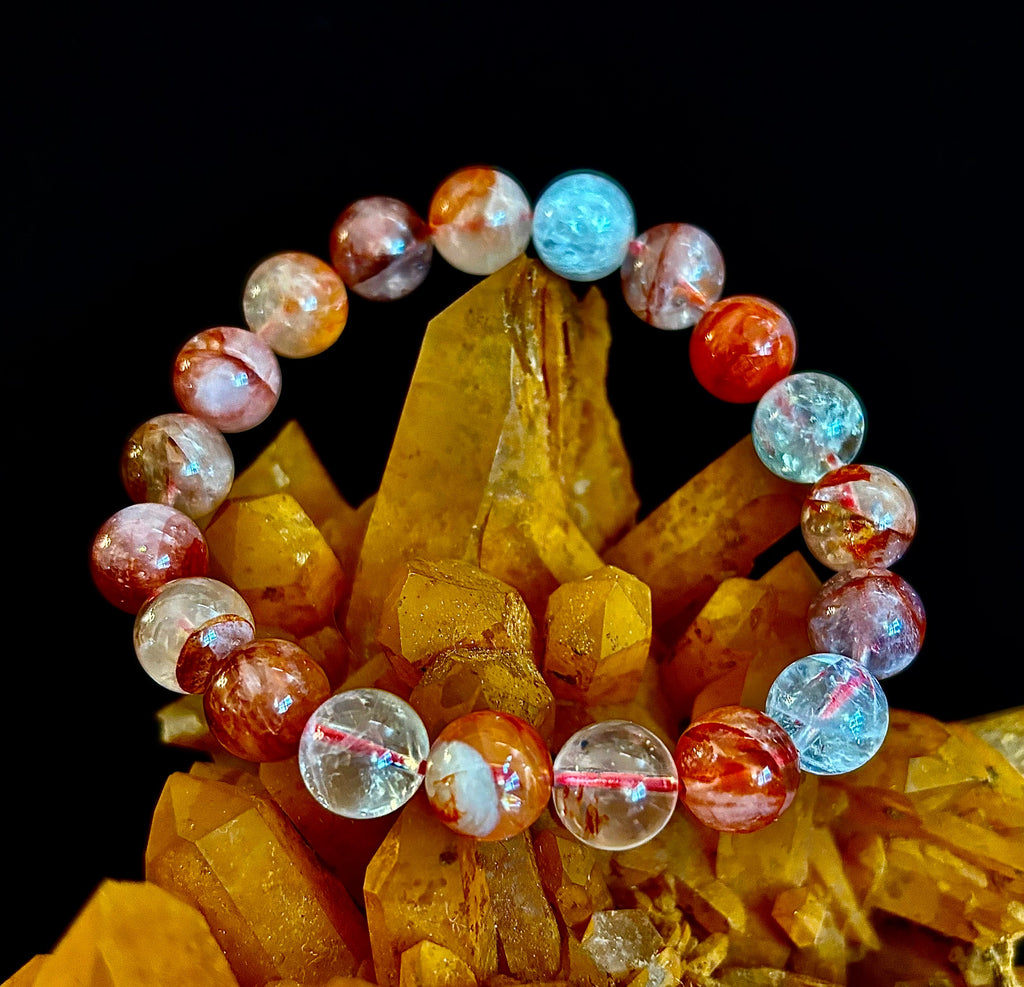 Ignite Within - Fire Quartz (Hematoid Quartz) Bracelet