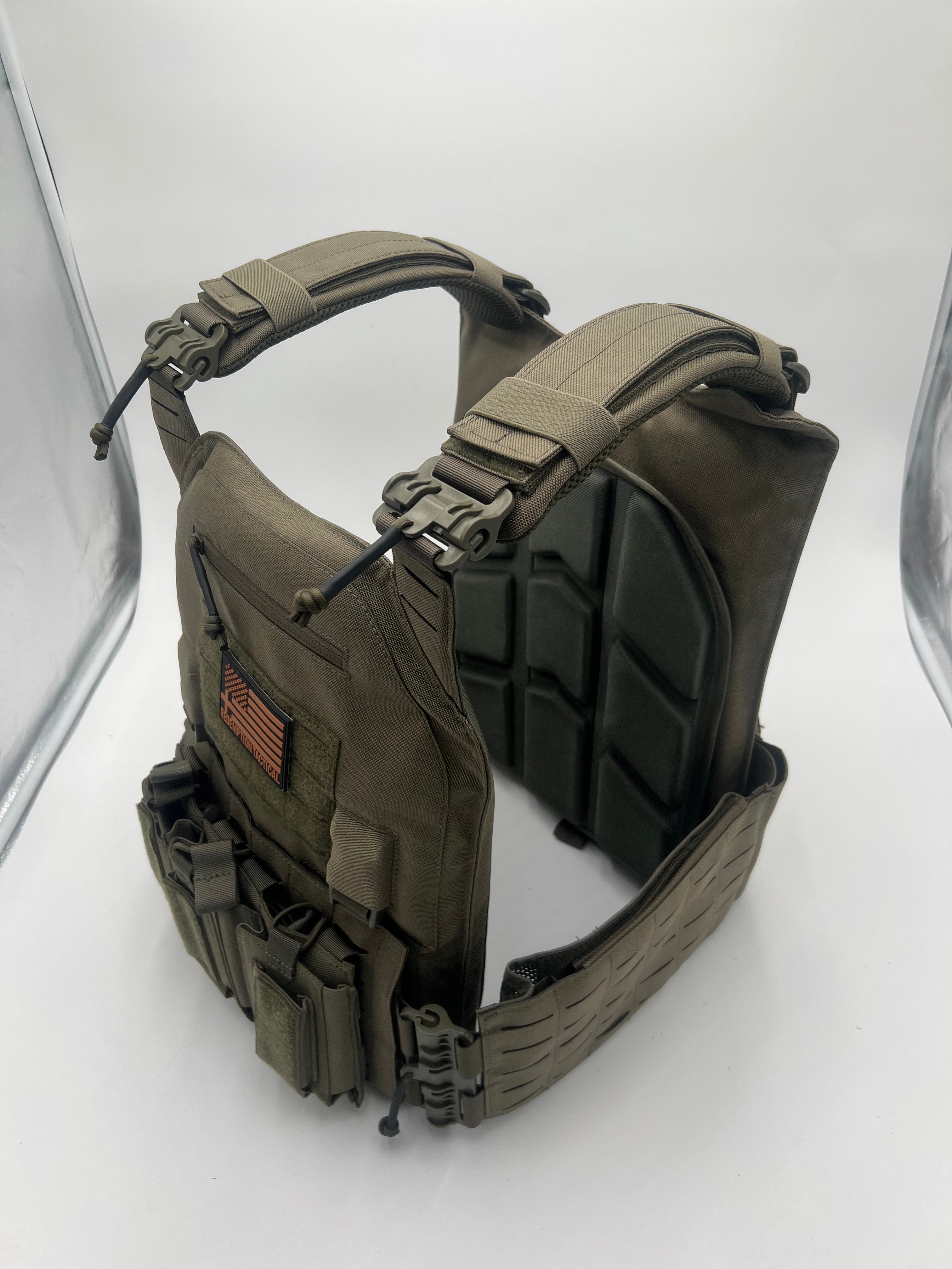 BIG BOY Crusader 2.0 XL Armor COMBO PACKAGE LIGHTWEIGHT LEVEL IV (2) XL Ceramic Front/Back Plates