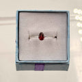 Dainty Garnet Ring