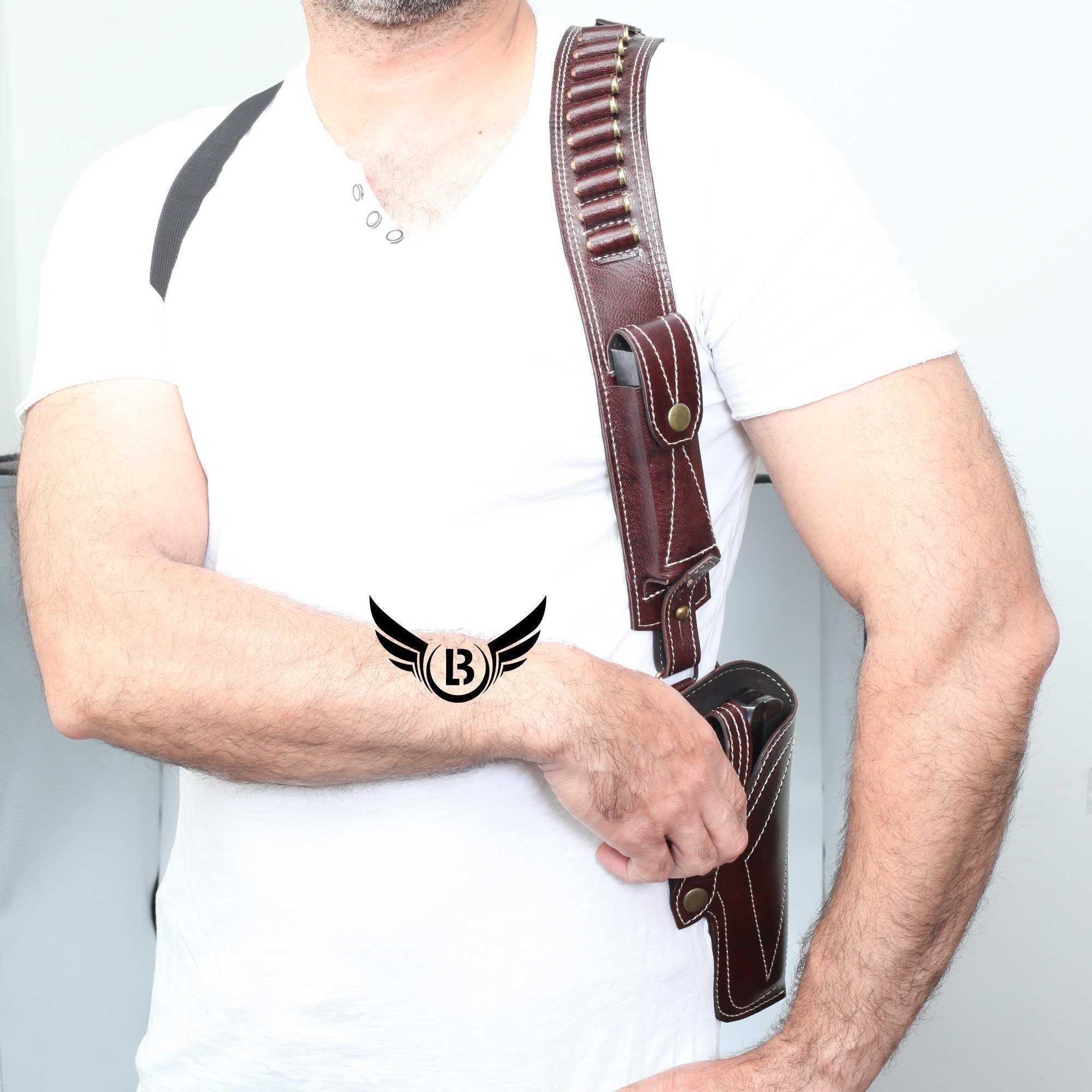 Cowhide Leather Vertical Concealed Holster Right Handed | Universal Size