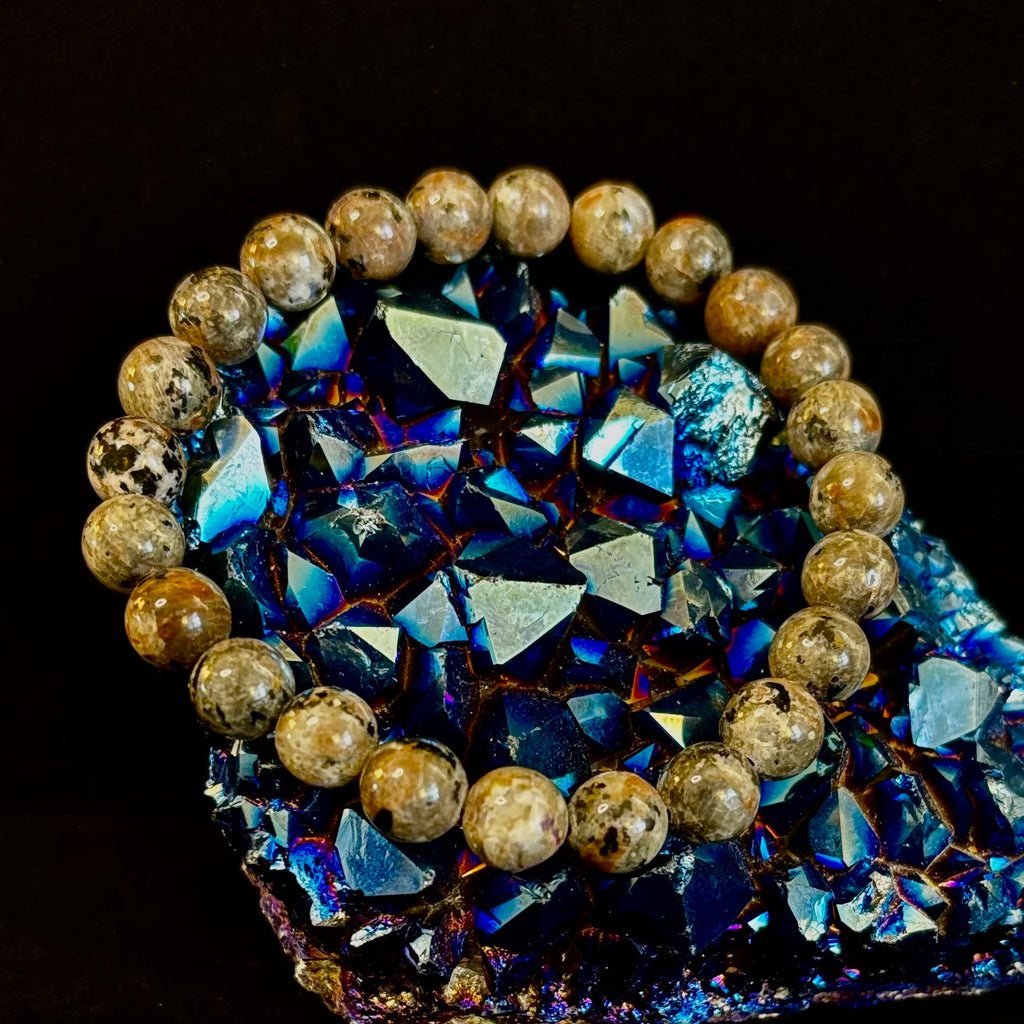 Yooperlite Grounding Bracelet – Natural UV Reactive Stone