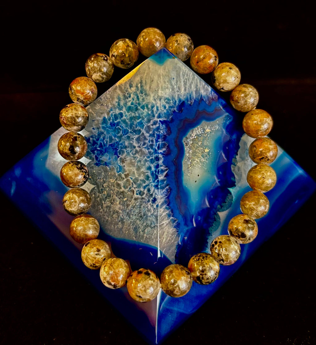 Yooperlite Grounding Bracelet – Natural UV Reactive Stone