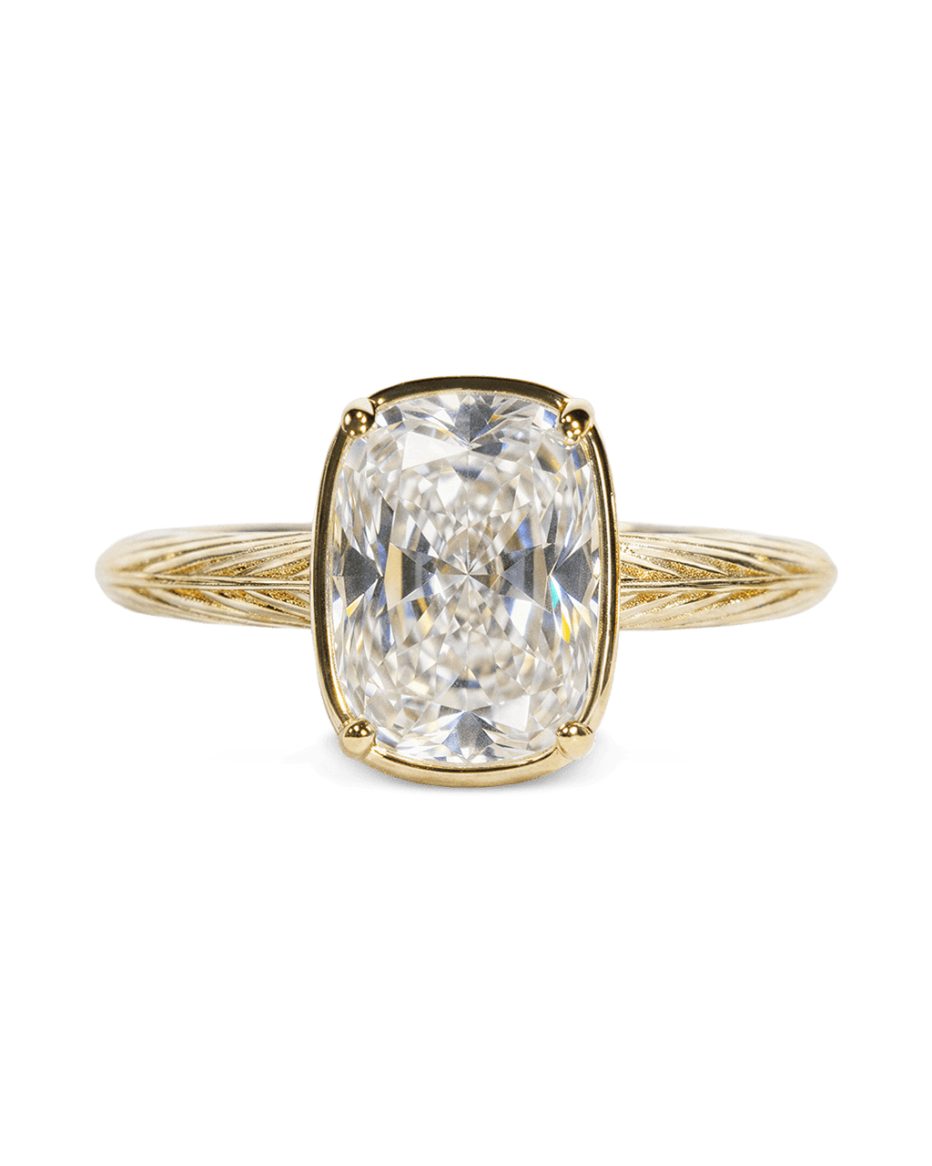 Sterling Silver Mini Elongated Cushion Ring
