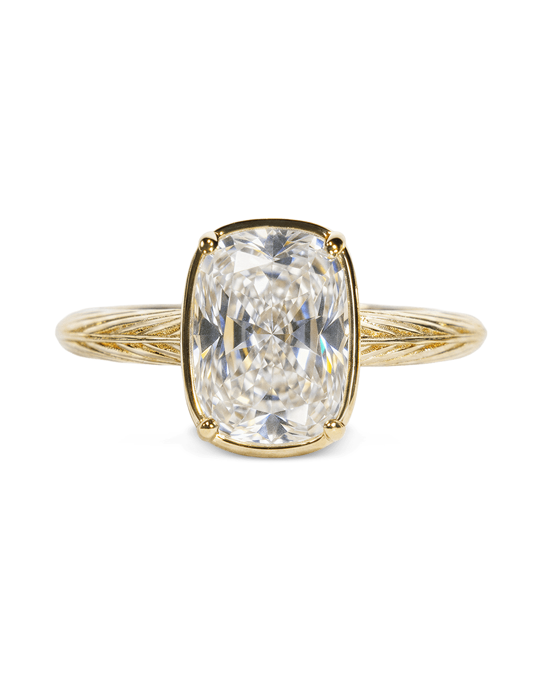 Sterling Silver Mini Elongated Cushion Ring