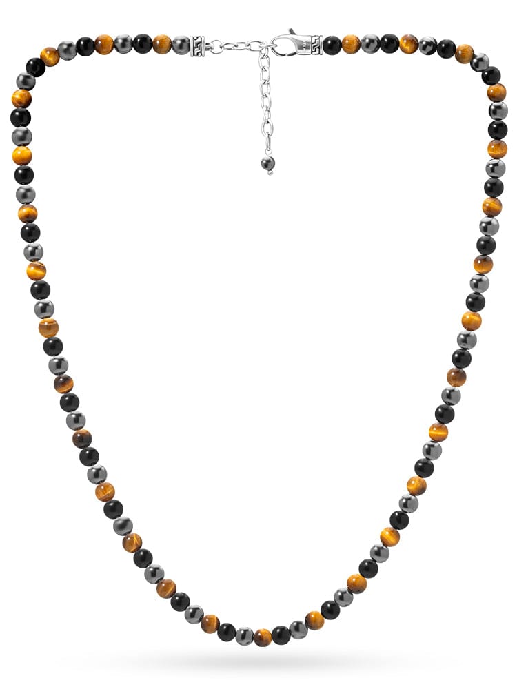 Triple Protection Beaded Necklace