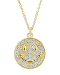 Pave CZ Positivity Pendant