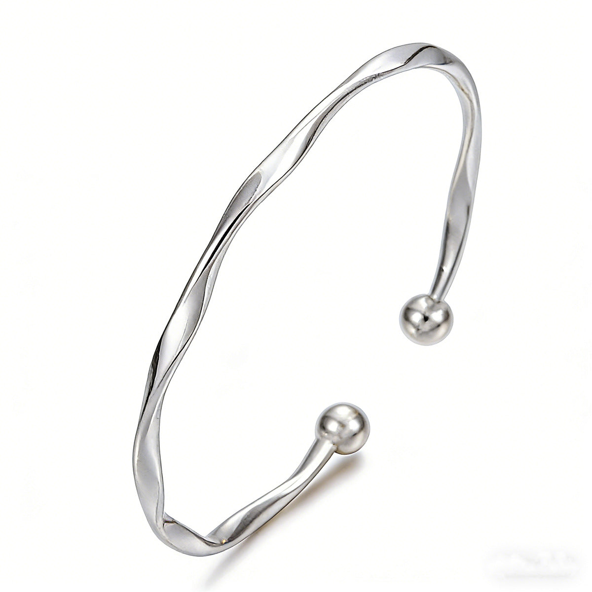 Diamond Heart Shaped Love Open Adjustable Double Bracelets