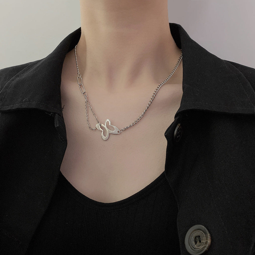 Women's & Men's Pearl Cross Hip Hop Niche Design Clavicle Necklaces
