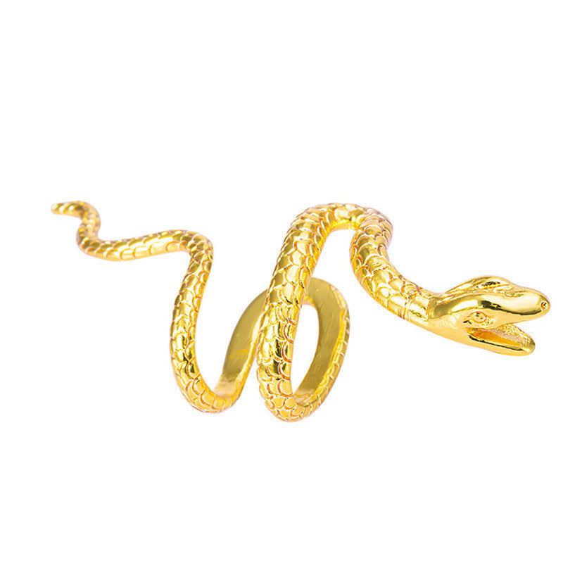 Comfortable Cool Attractive Three-dimensional Snake Adjustable Earrings