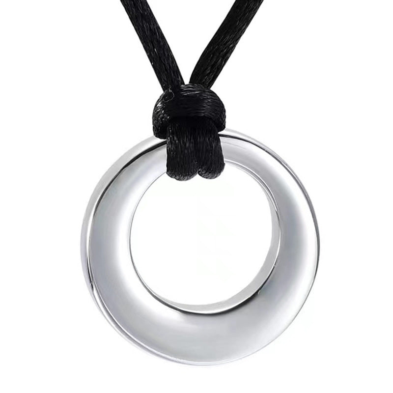 Steel Hollow Round Perfume Bottle For Relatives Lovers Pet Memorial Pendant