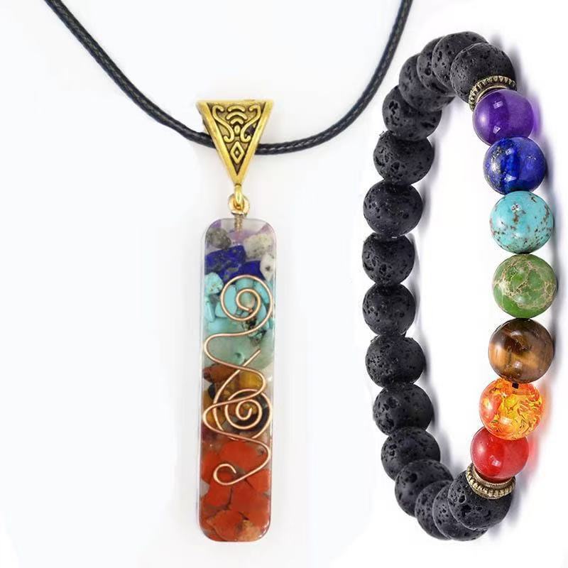 Pretty Men's Natural Crystal Gravel High-grade Pendant