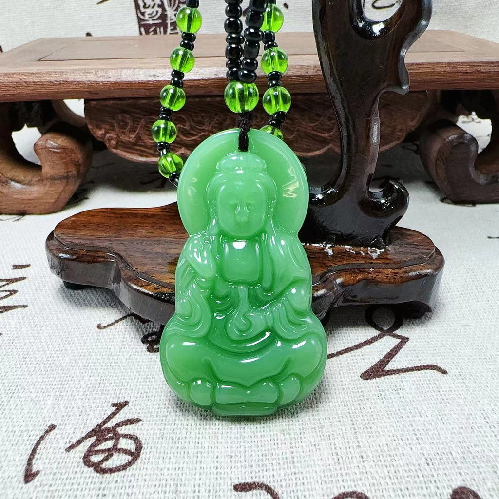 Women's & Men's Imitation Buddha Ethnic Sweater Chain Clothes Pendant