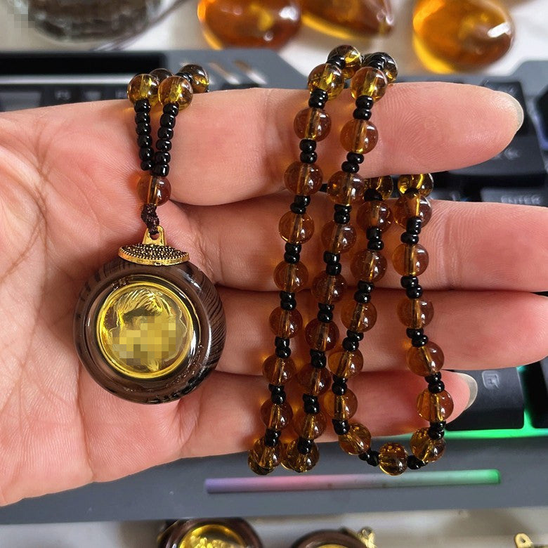 Women's & Men's Buddha Scenic Spot Maitreya Double-sided Statue Pendant