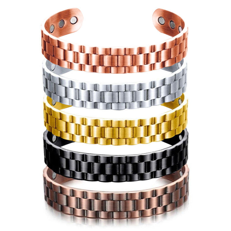 Wave Fluctuation Simple Business Magnetic Efficacy Bracelets