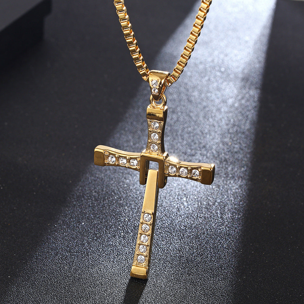 Women's & Men's Speed Passion Stainless Steel Sweater Chains Pendant