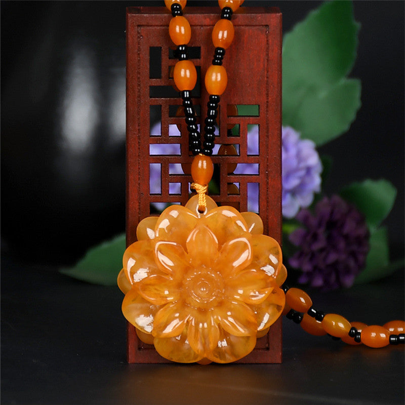 Women's & Men's Peace Buckle Lucky Gourd Long Sweater Pendant