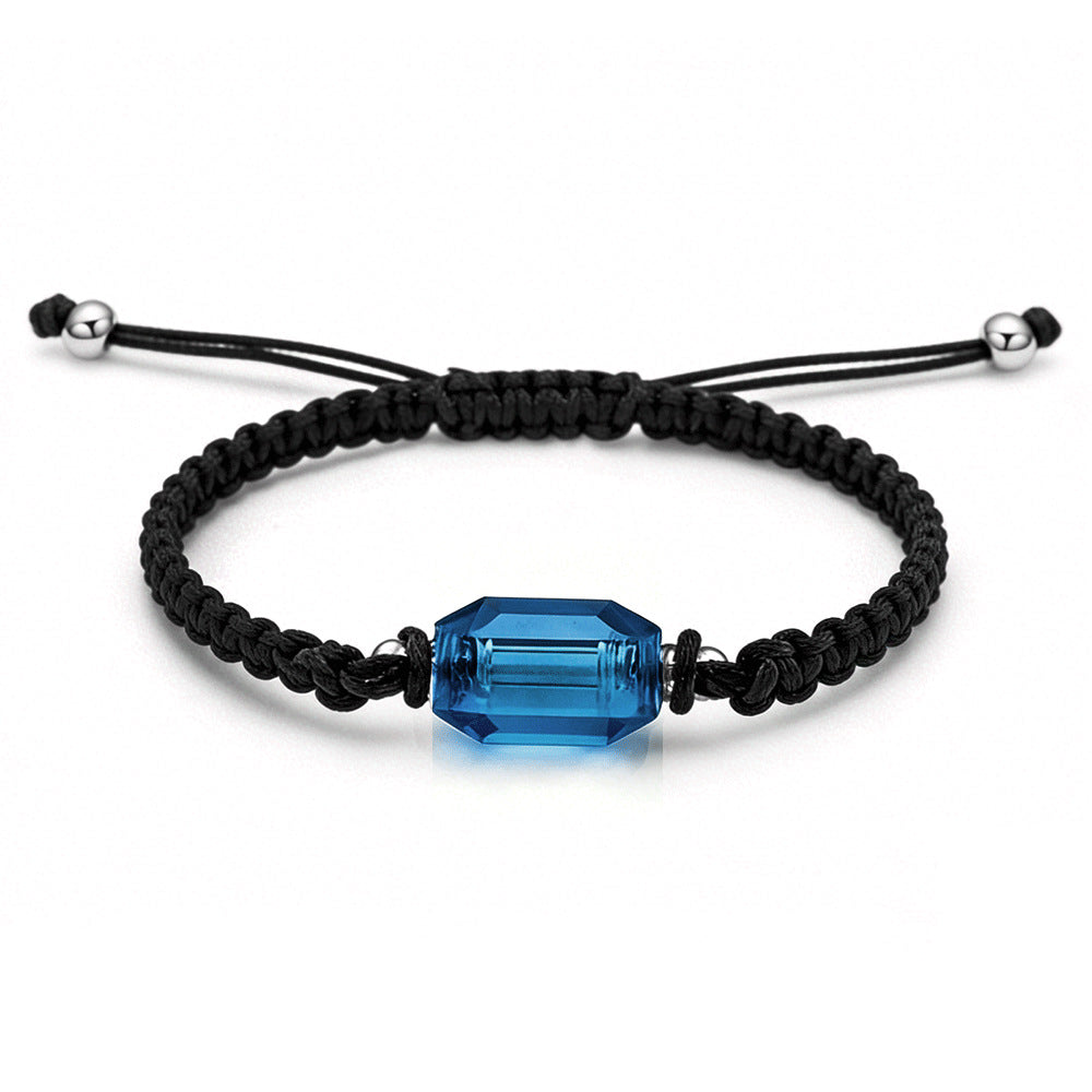 Bottle Ashes Red Black Woven Hand Strap Bracelet