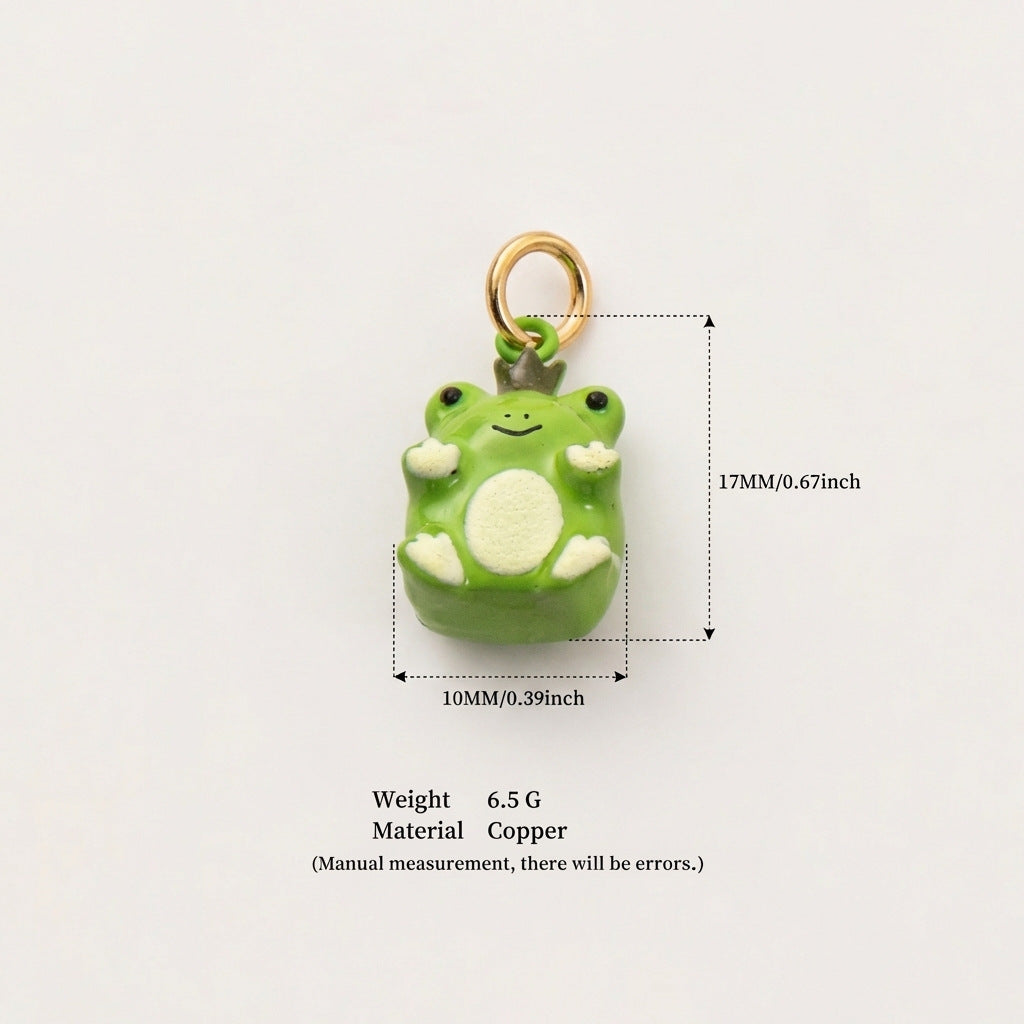 Small Animal Series Fox Kitten Frog Pendant