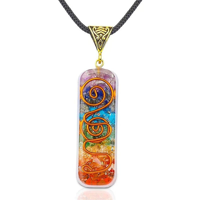 Pretty Men's Natural Crystal Gravel High-grade Pendant