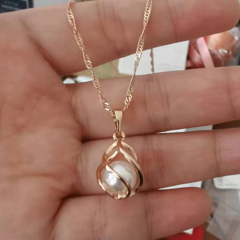 Women's Tree Simple Dignified Hollow Zircon Clavicle Chain Rose Bracelet