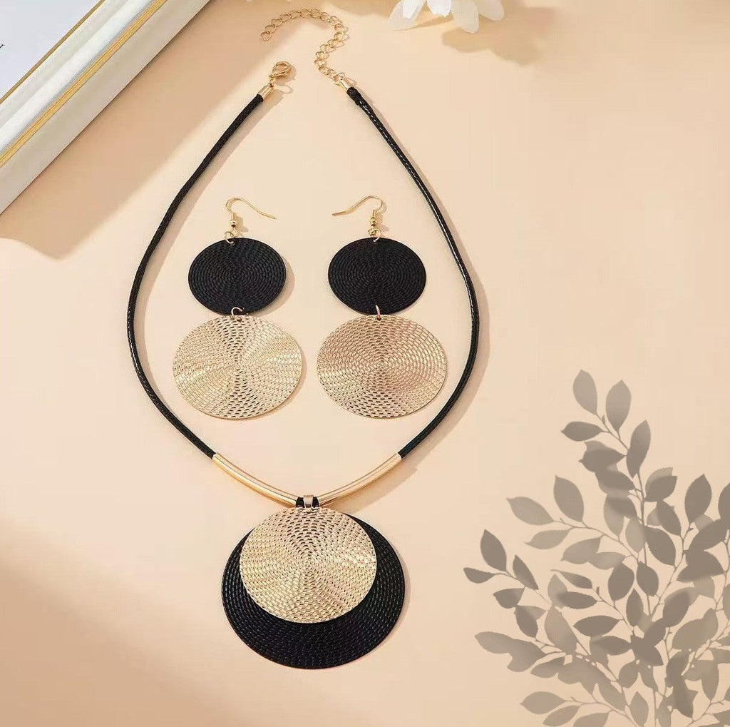 Stylish Women's Fashionable Simple Turquoise Suit Jewelry Set