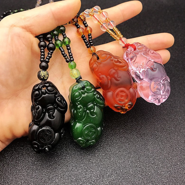 Sweater Chain Bring Fortune Luck Female Long Wild Pendant