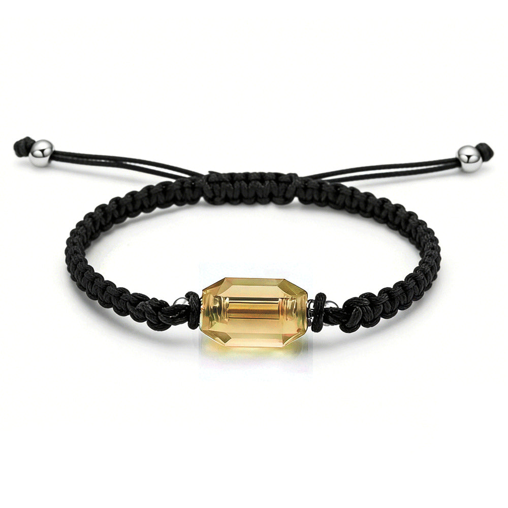 Bottle Ashes Red Black Woven Hand Strap Bracelet