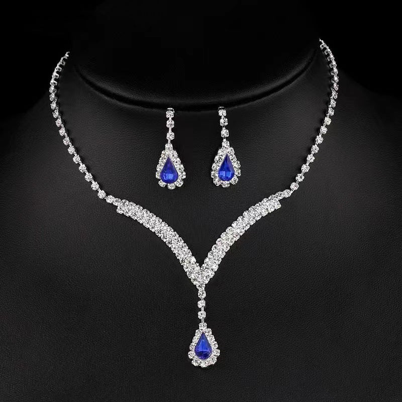 Attractive Casual Bridal For Rhinestone Wedding Jewelry Set