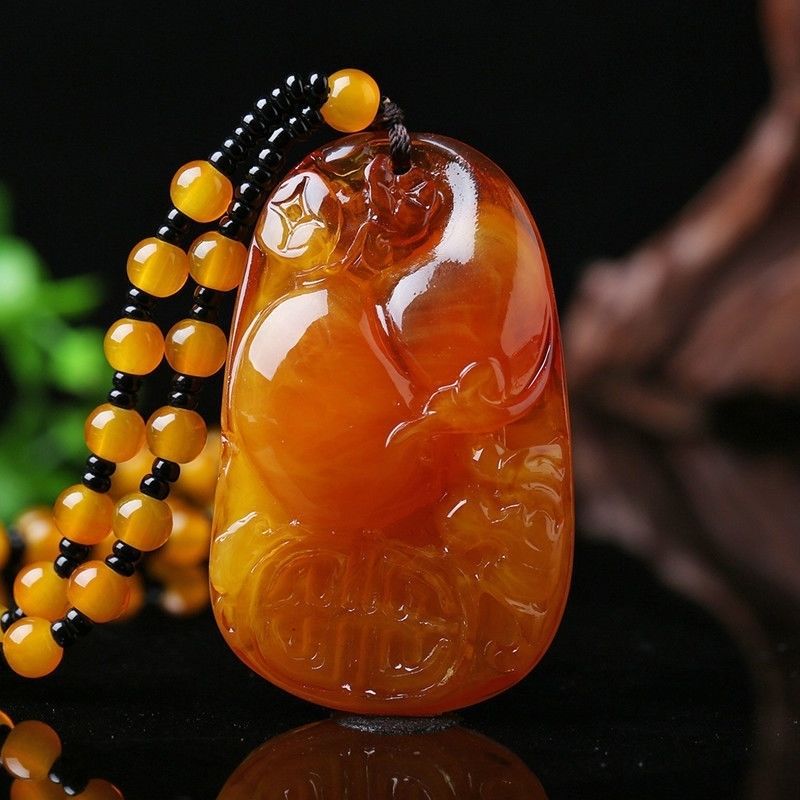 Women's & Men's Peace Buckle Lucky Gourd Long Sweater Pendant