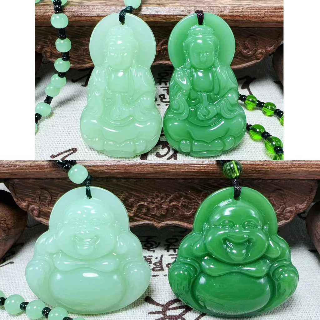 Women's & Men's Imitation Buddha Ethnic Sweater Chain Clothes Pendant