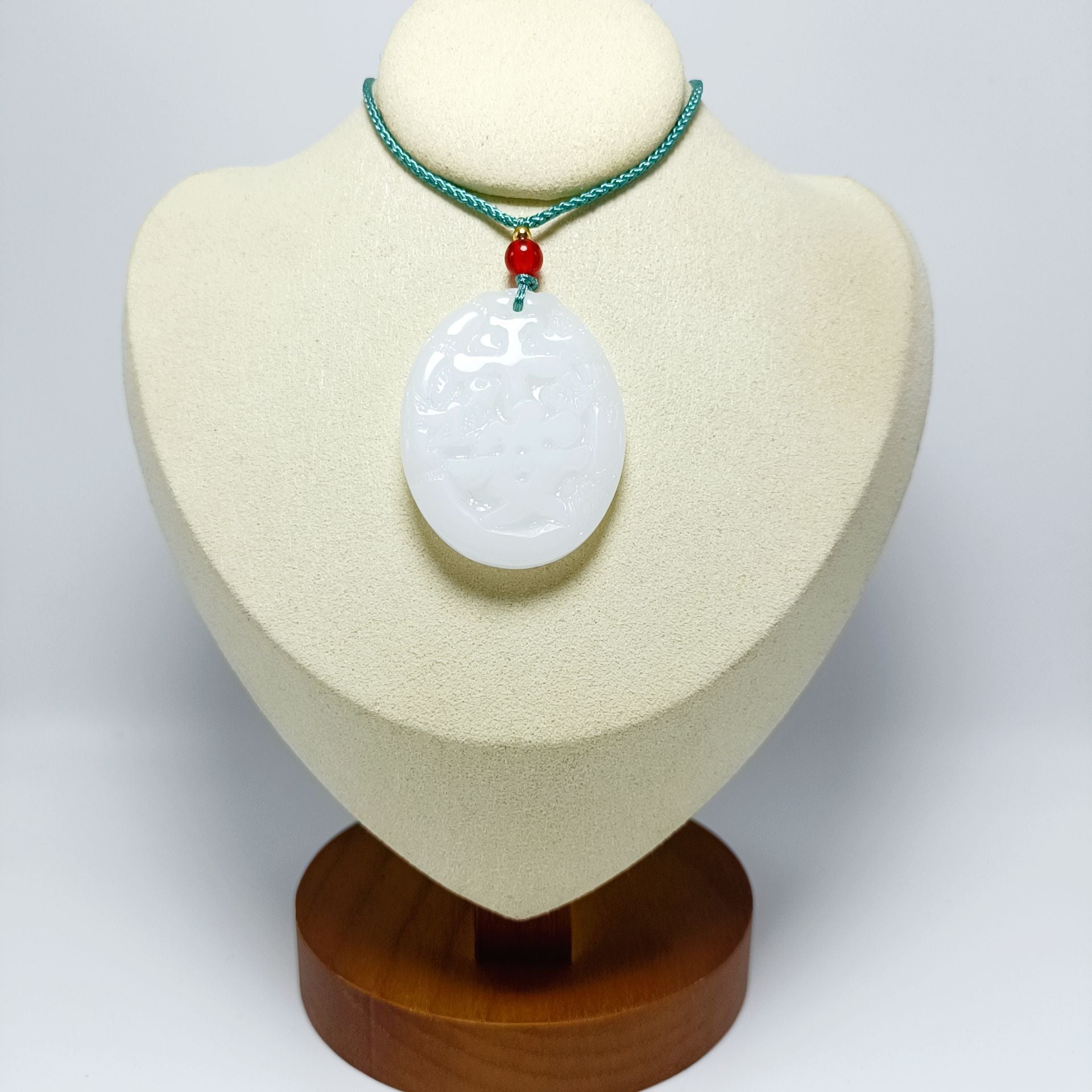 Jade Glass Dark Green Light Smooth Small Goldfish All Kinds Pendant
