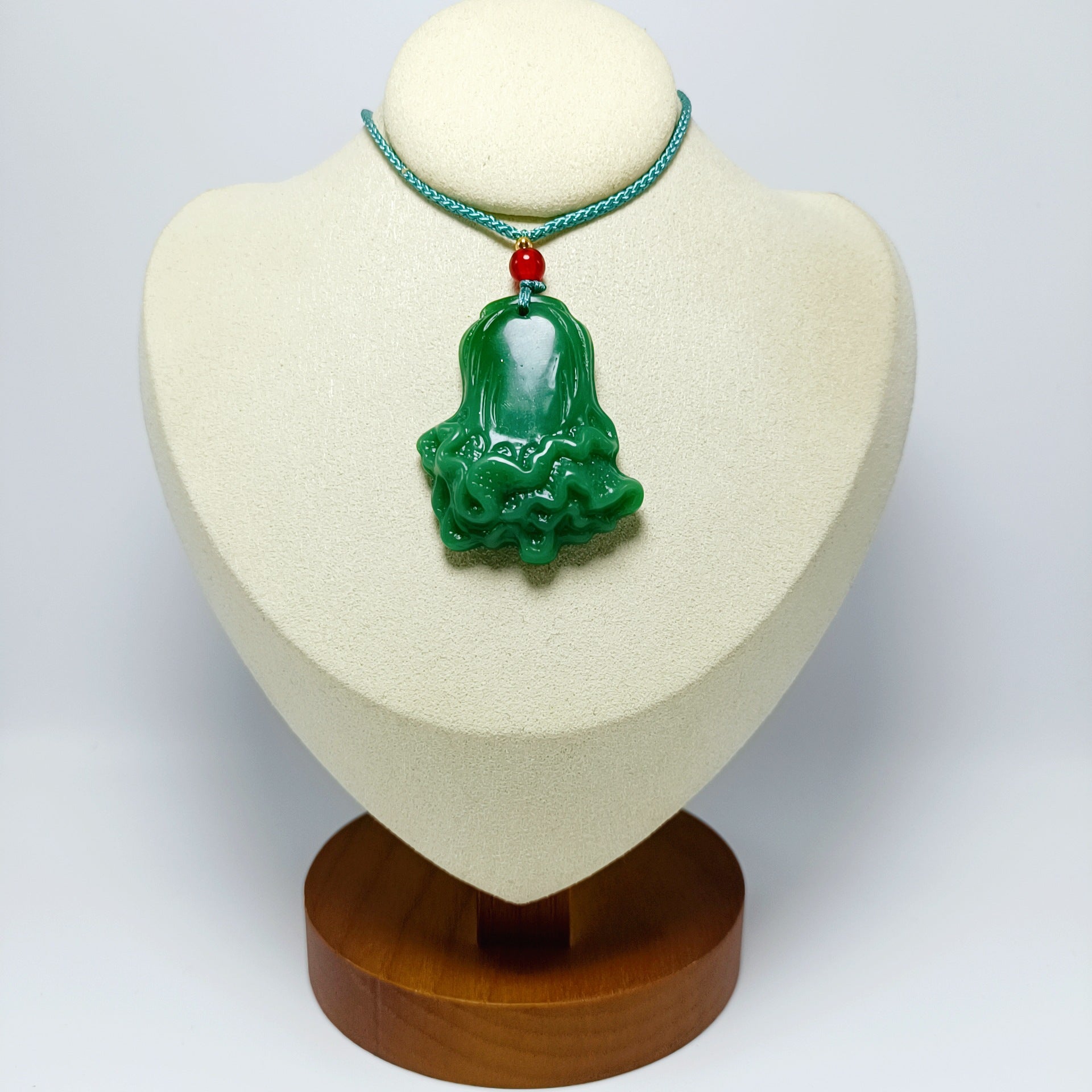 Jade Glass Dark Green Light Smooth Small Goldfish All Kinds Pendant