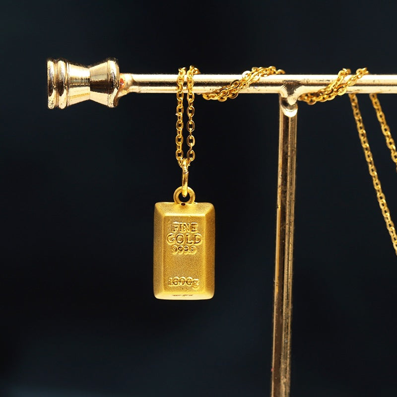Women's & Men's Vietnam Placer Gold Rich Brass Gold-plated Pendant