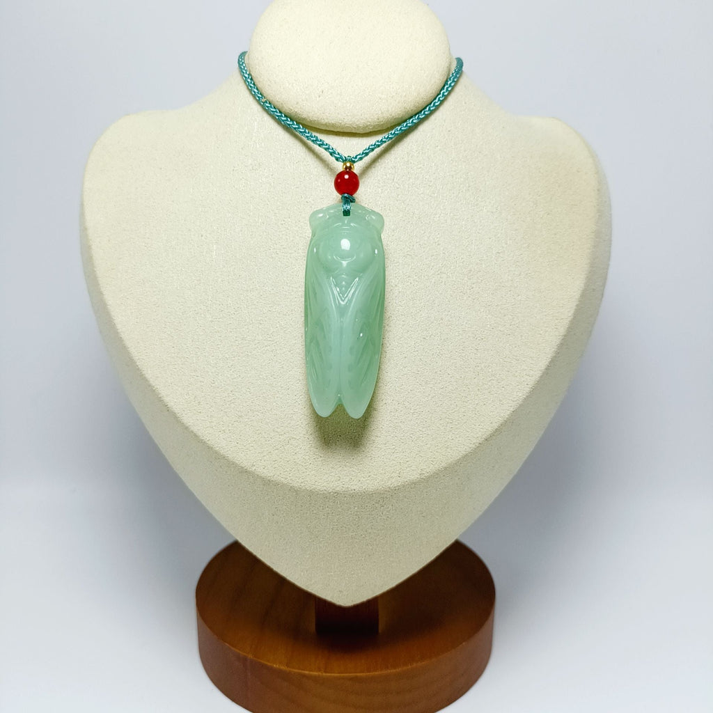 Jade Glass Dark Green Light Smooth Small Goldfish All Kinds Pendant