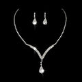 Attractive Casual Bridal For Rhinestone Wedding Jewelry Set