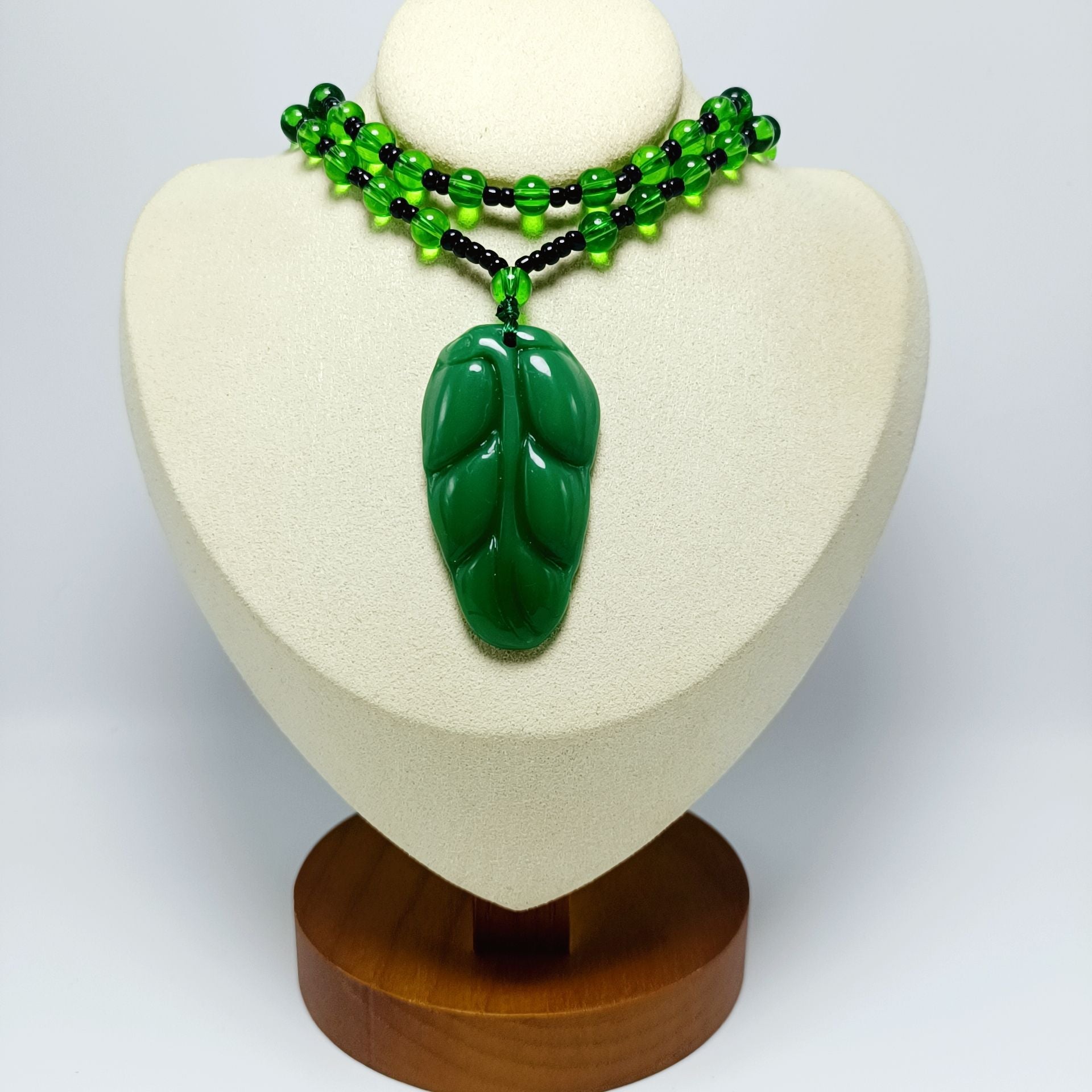 Jade Glass Dark Green Light Smooth Small Goldfish All Kinds Pendant