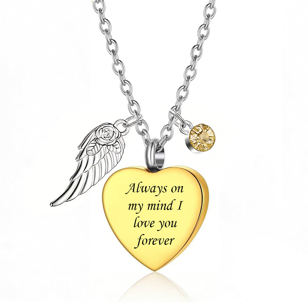 Commemorative Relatives Pets Can Open Urn Pendant