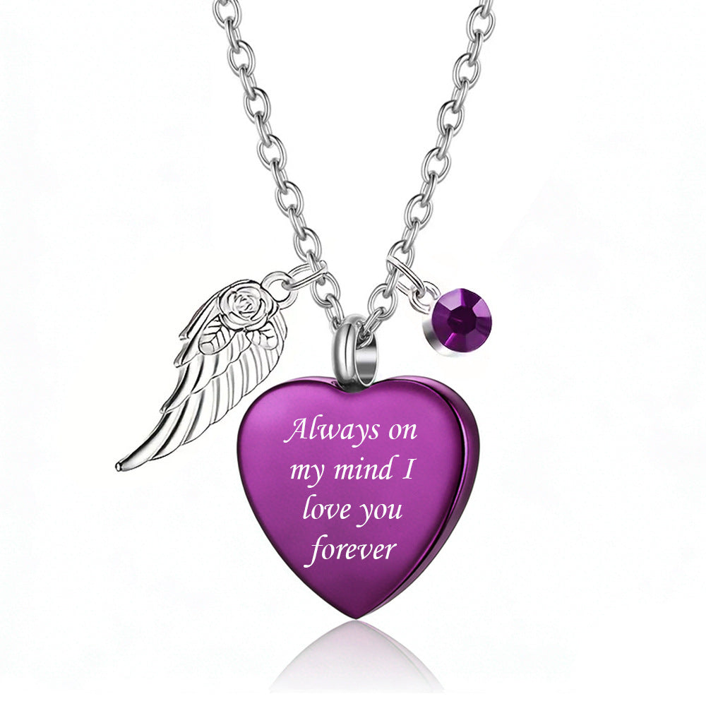 Commemorative Relatives Pets Can Open Urn Pendant