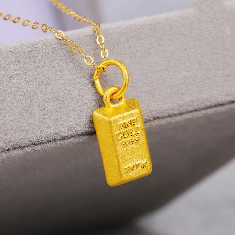 Women's & Men's Vietnam Placer Gold Rich Brass Gold-plated Pendant