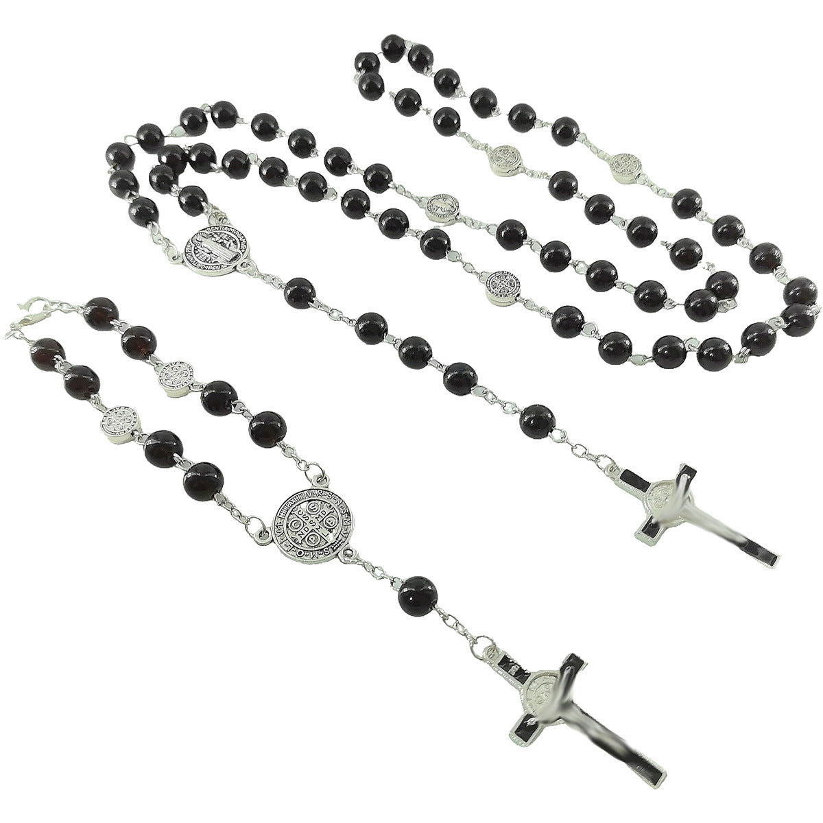 Geometric Imitation Pearl Long Sweater Decorations Jewelry Set